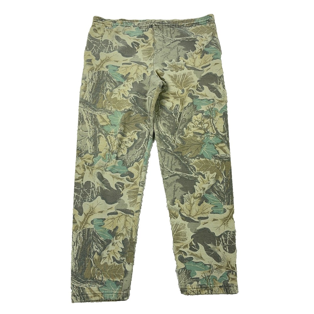Vintage Jerzees Camo Sweatpants Men Small Jogger 90s Y2K Baggy Advantage‎ USA *